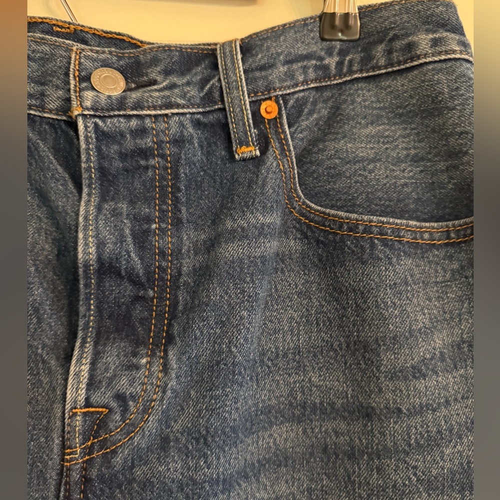 Levi Premium Denim Blue Skirt View 3